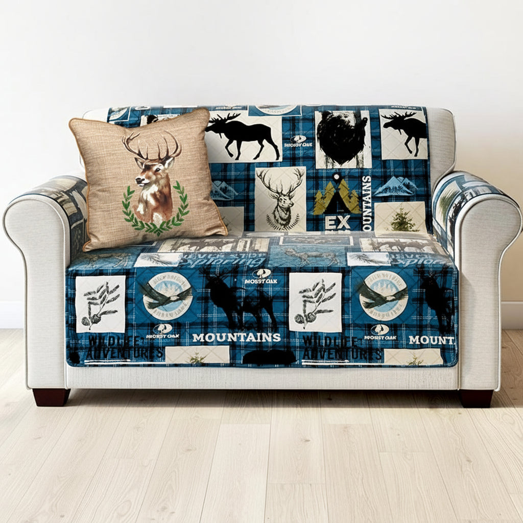 Mossy Oak Never Stop Exploring Furniture Cover Chair Loveseat or Sofa