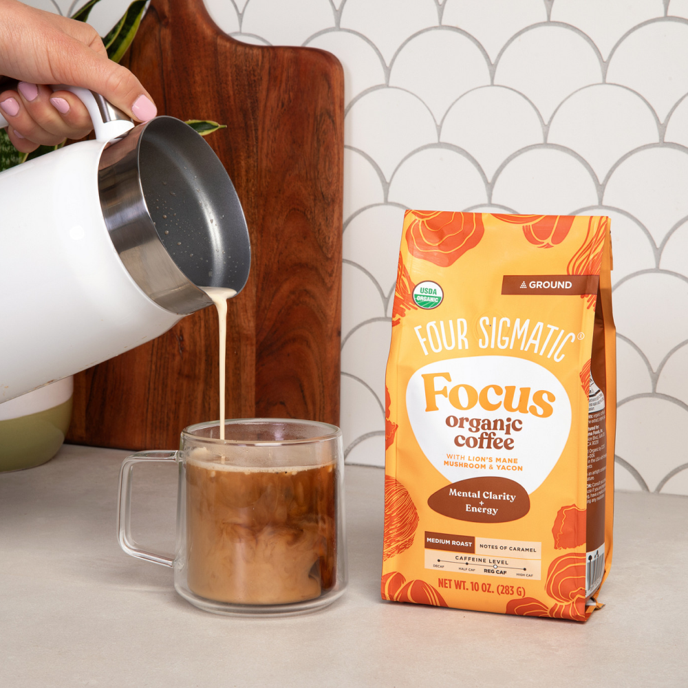 Focus Ground Coffee - Medium - Medium Roast Organic Mushroom Coffee