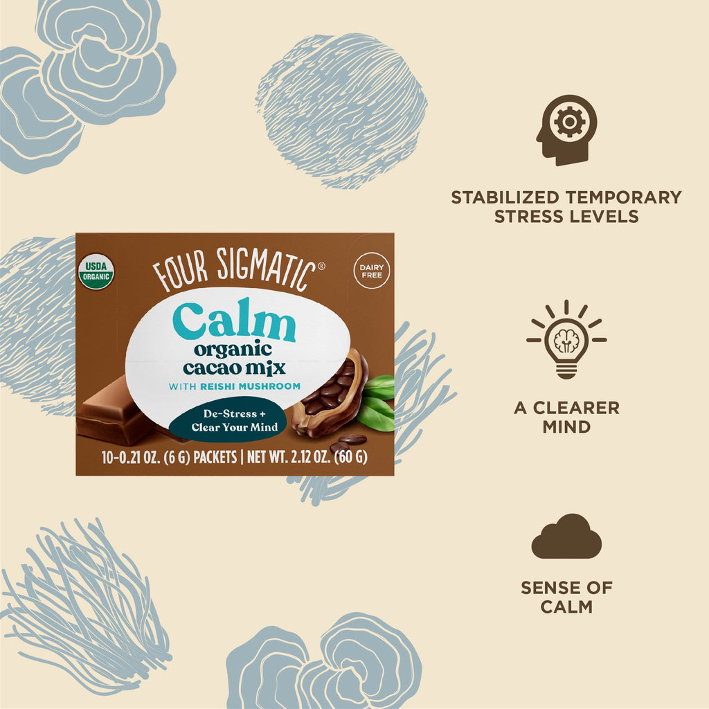Calm Cacao Packets - Calm Mushroom Cacao Drink Mix