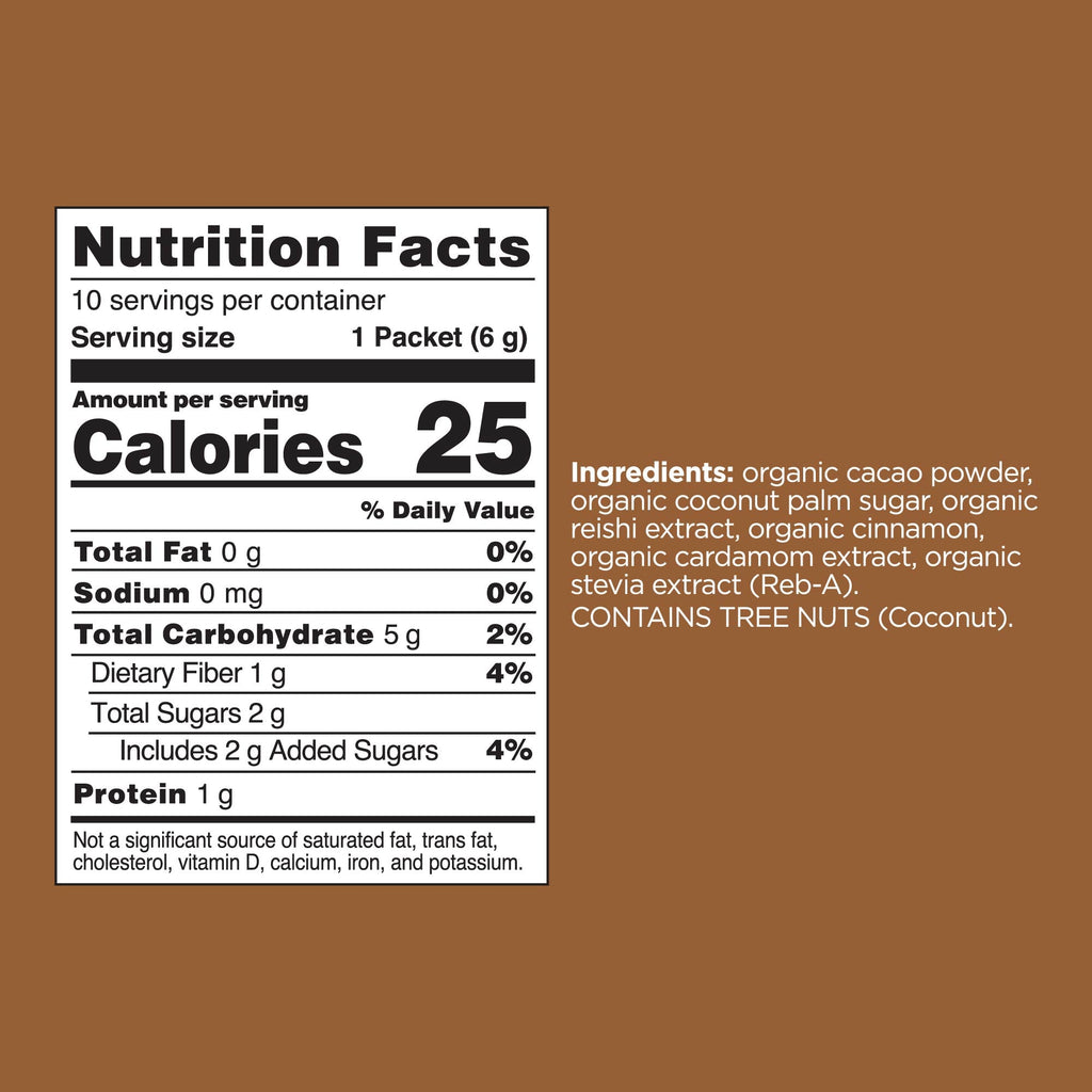 Calm Cacao Packets - Calm Mushroom Cacao Drink Mix