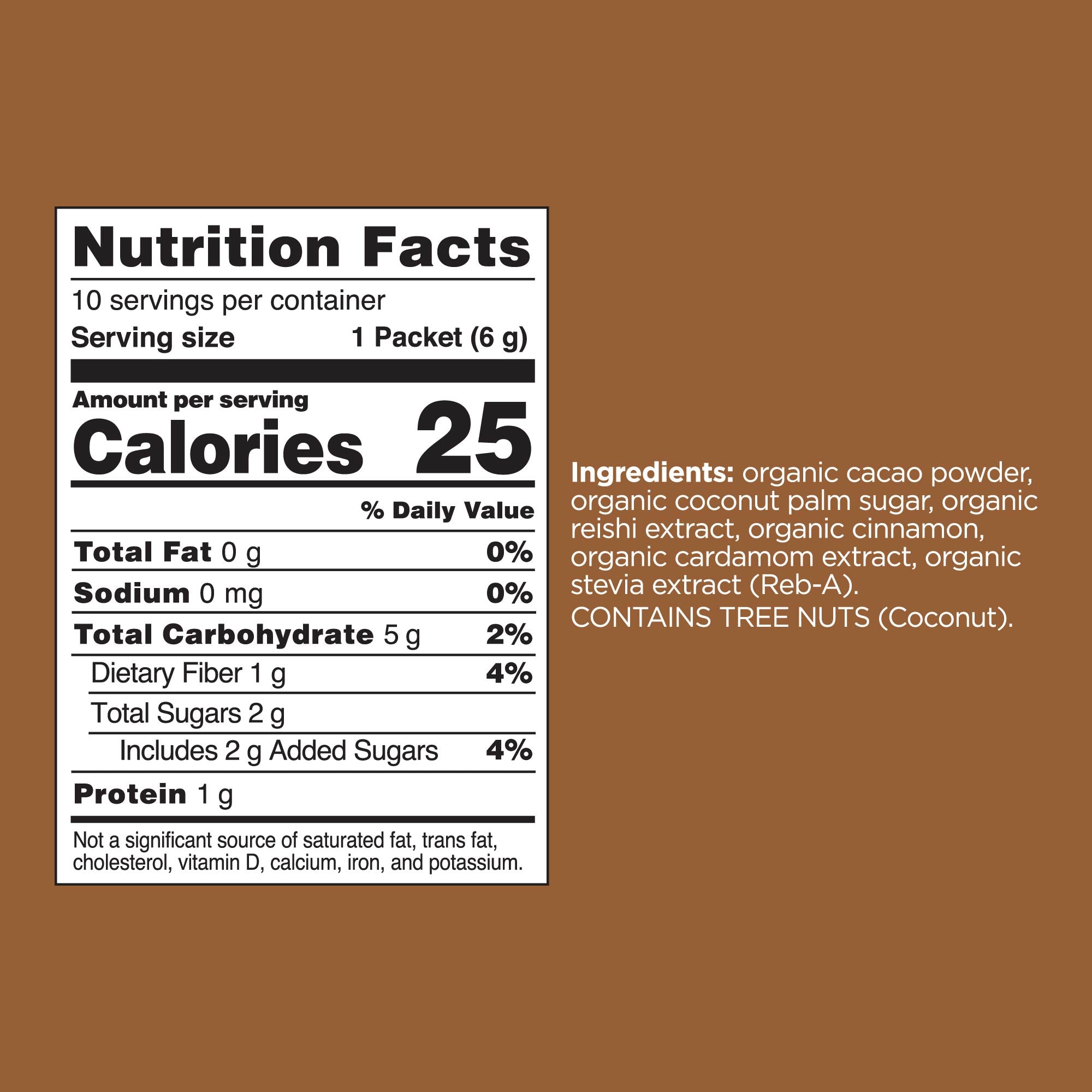 Calm Cacao Packets - Calm Mushroom Cacao Drink Mix