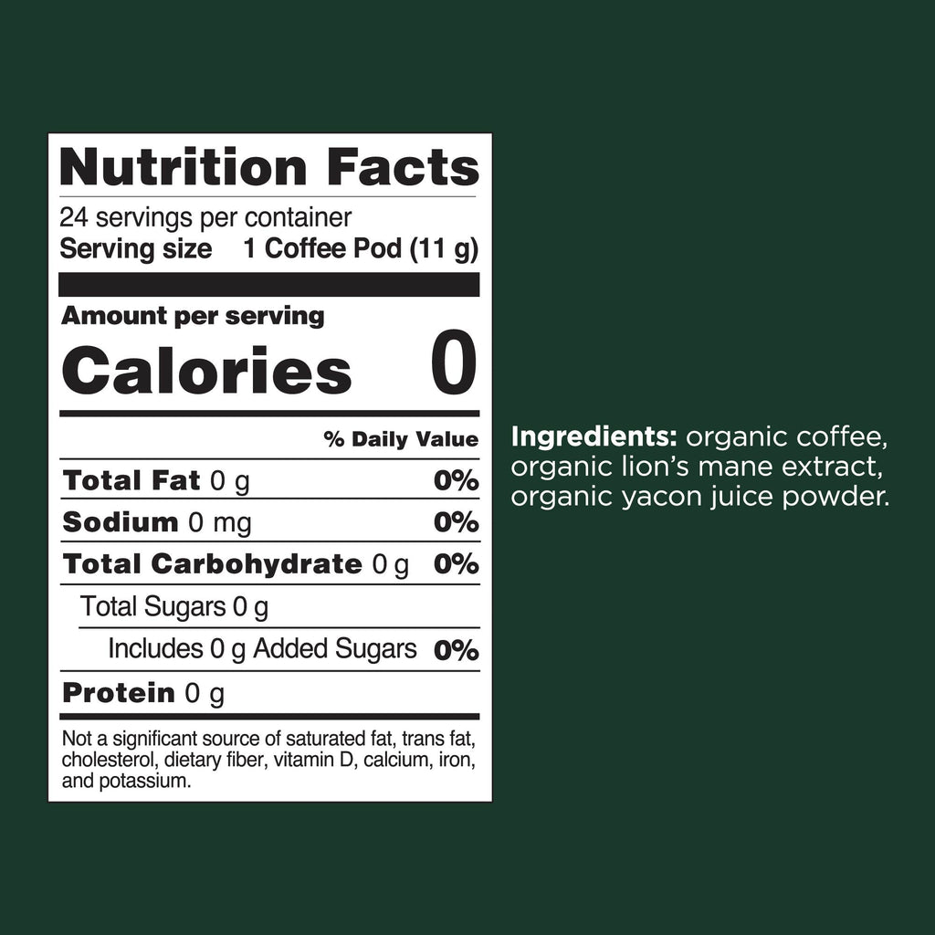 Focus Coffee Pods (24ct) - Focus Mushroom Coffee Pods