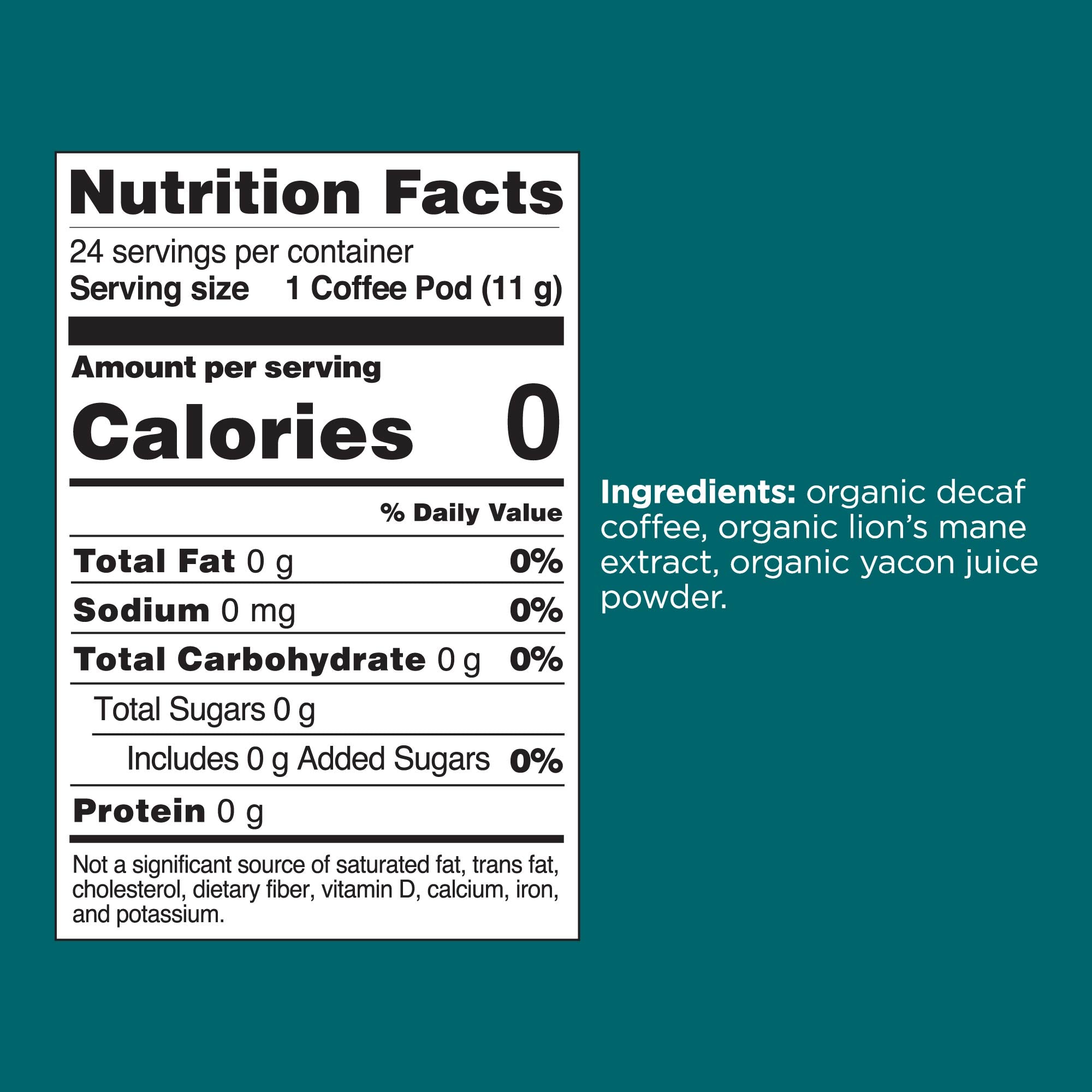 Focus Decaf Coffee Pods (24ct) - Focus Decaf Mushroom Coffee Pods