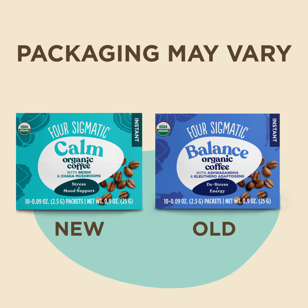 Calm Instant Coffee Packets - Calm Functional Mushroom Packets