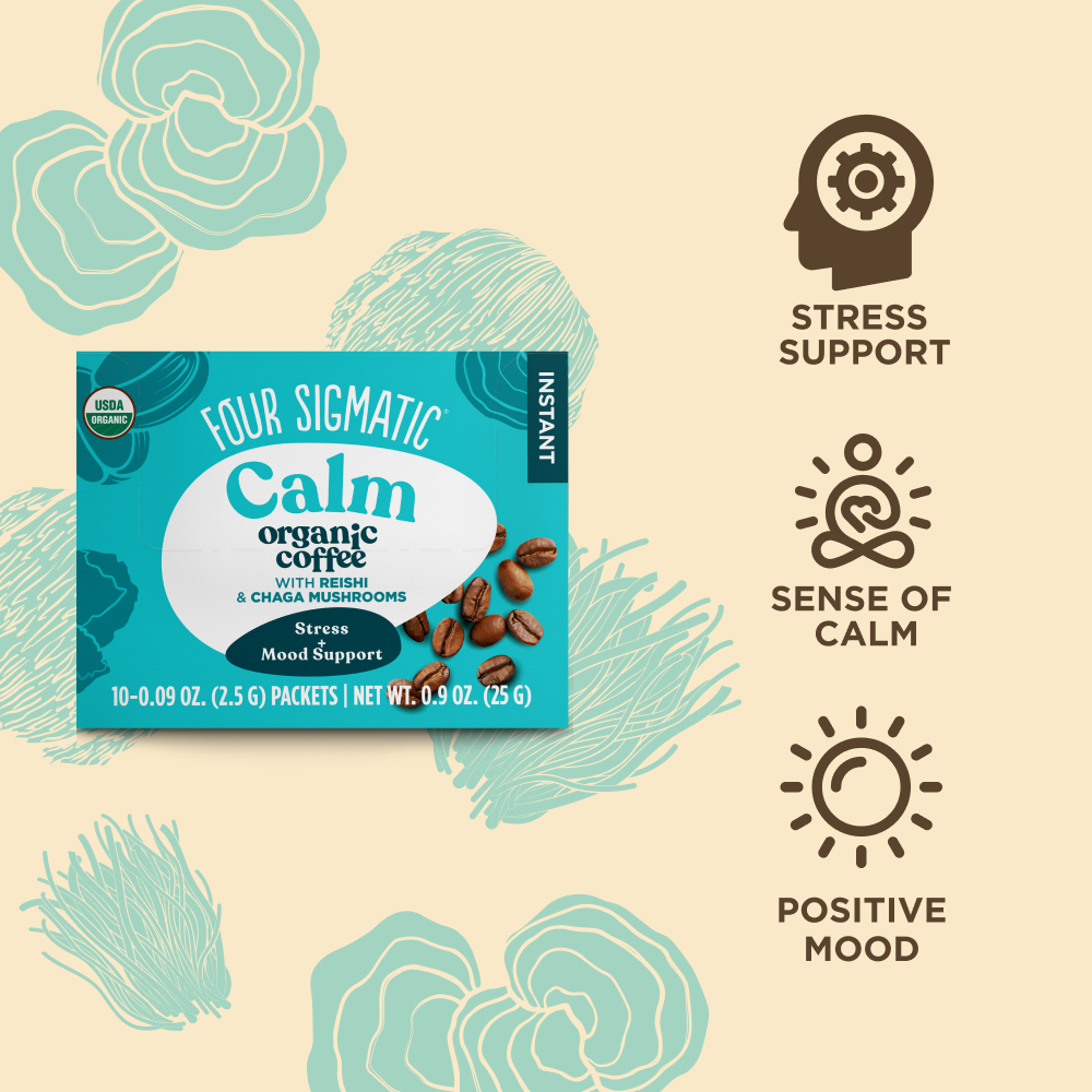 Calm Instant Coffee Packets - Calm Functional Mushroom Packets
