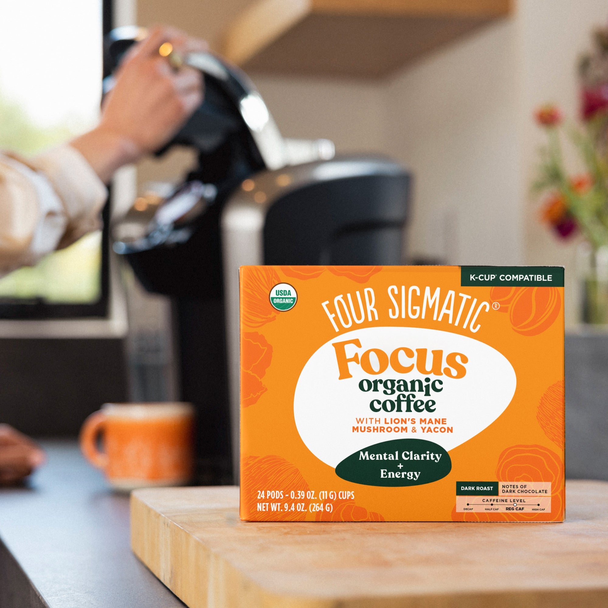 Focus Coffee Pods (24ct) - Focus Mushroom Coffee Pods