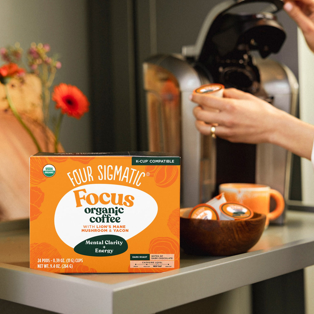 Focus Coffee Pods (24ct) - Focus Mushroom Coffee Pods