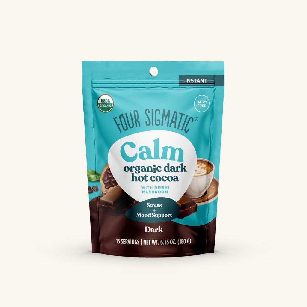 Calm Dark Hot Cocoa - Calm Mushroom Hot Cocoa