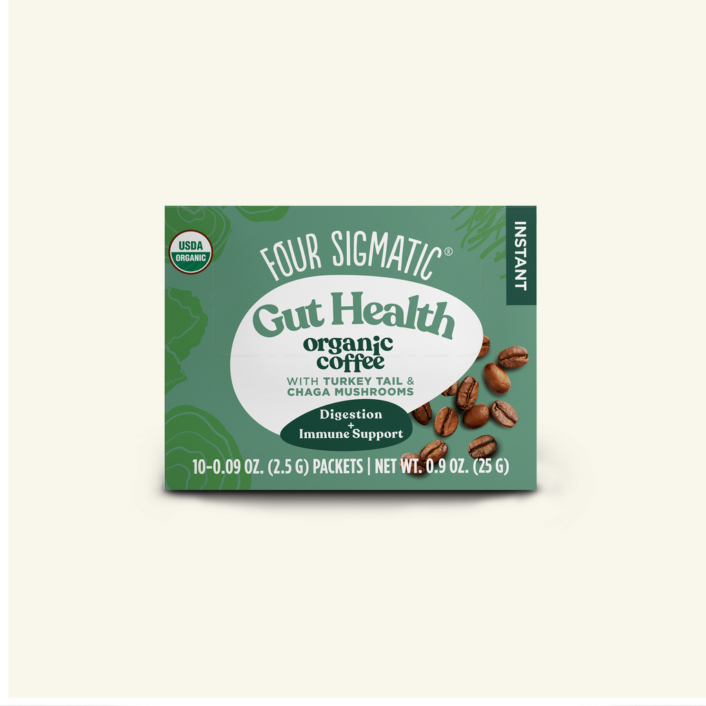 Gut Health Instant Coffee Packets - Gut Health Functional Mushroom Packets
