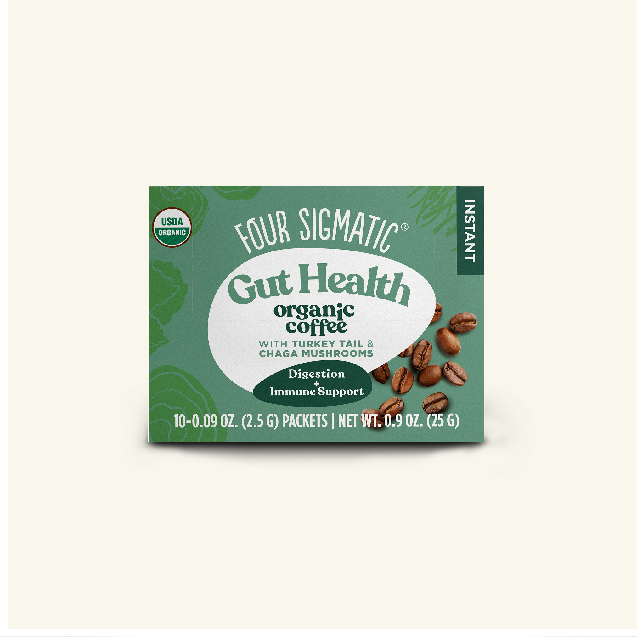 Gut Health Instant Coffee Packets - Gut Health Functional Mushroom Packets