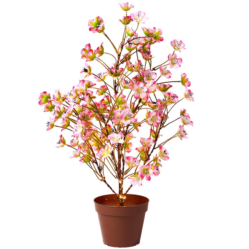 Lighted Flower Table Trees - Blue Blush or Pink