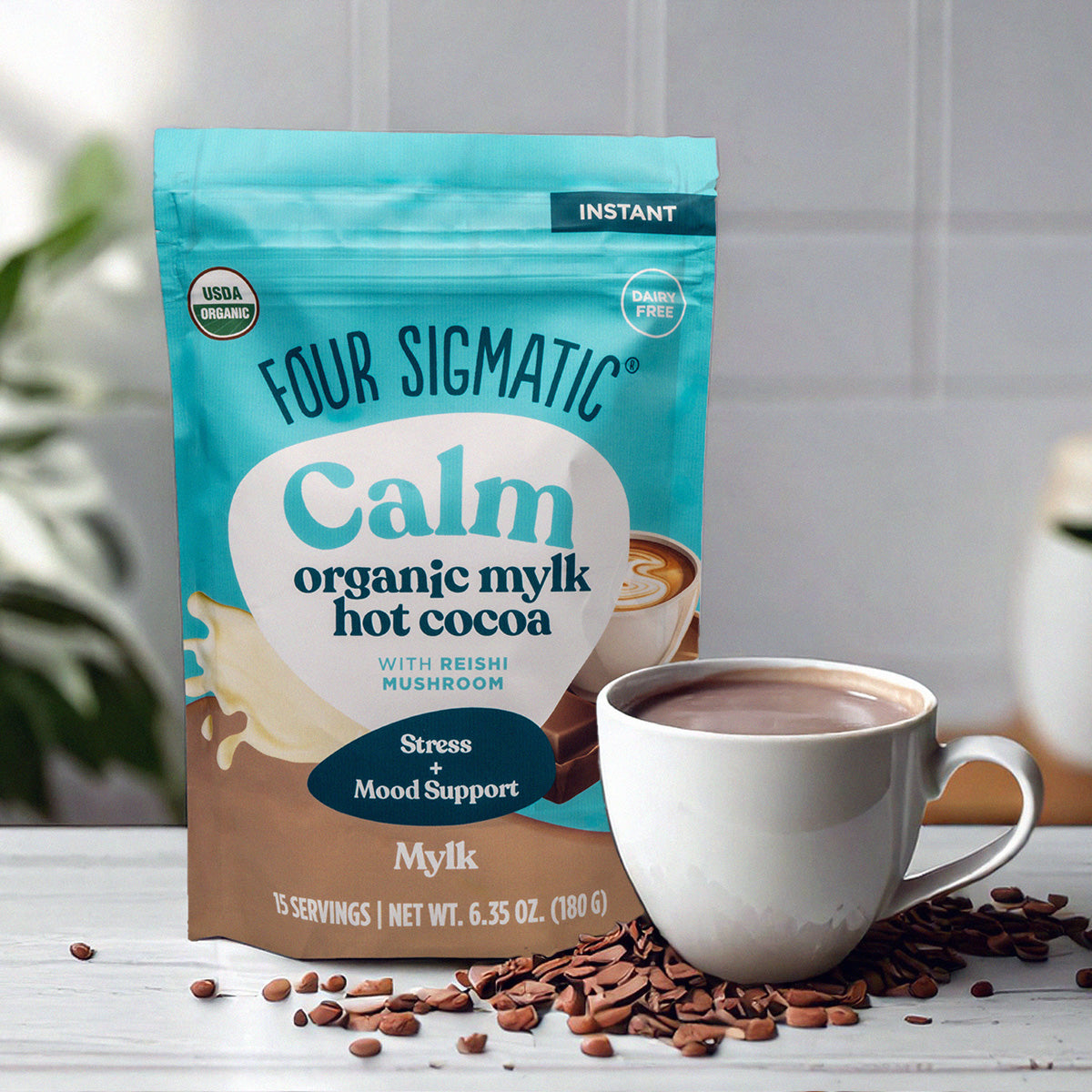 Calm Mylk Hot Cocoa - Calm Mushroom Hot Cocoa