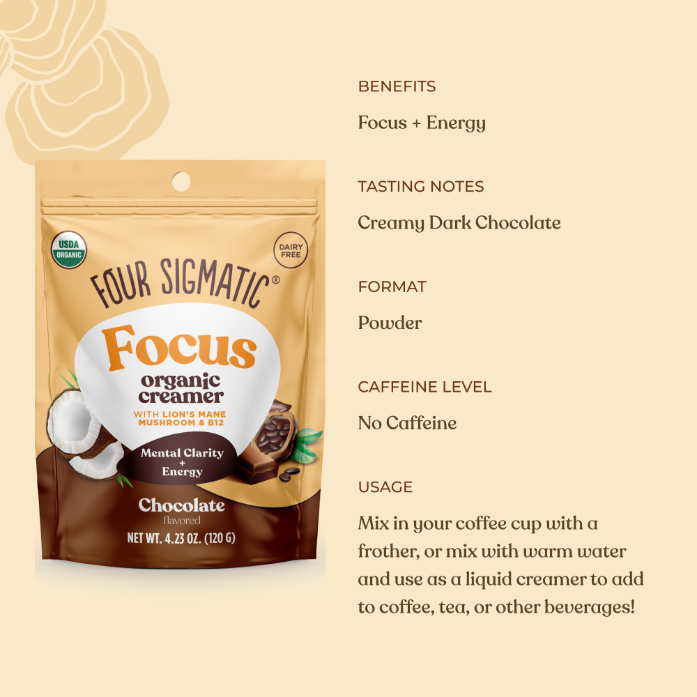 Focus Creamer – Chocolate - Chocolate Functional Coffee Creamer