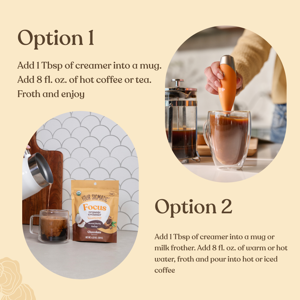 Focus Creamer – Chocolate - Chocolate Functional Coffee Creamer