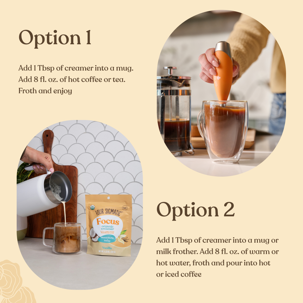 Focus Creamer – Vanilla - Vanilla Functional Coffee Creamer