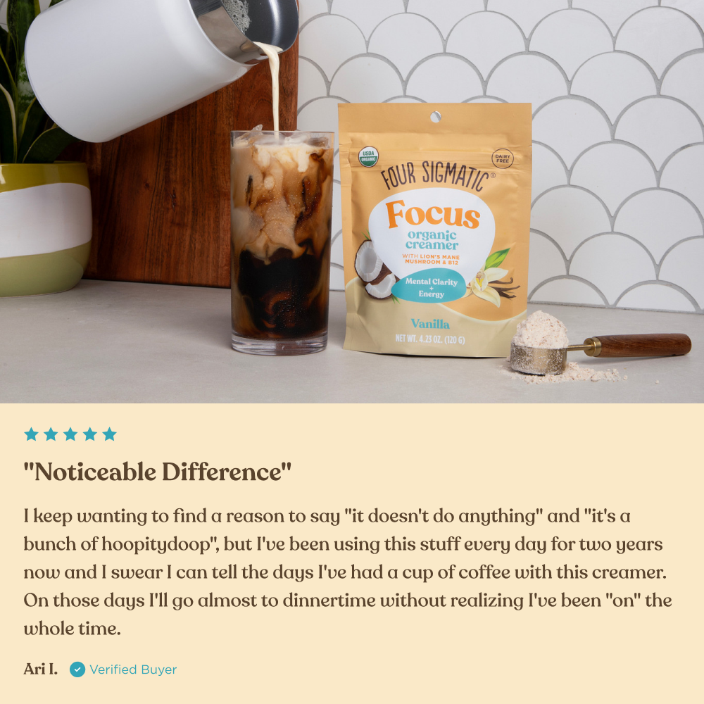 Focus Creamer – Vanilla - Vanilla Functional Coffee Creamer