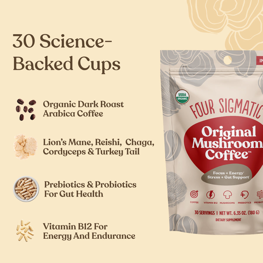 Original Mushroom Coffee™ - Original Functional Mushroom Instant Coffee