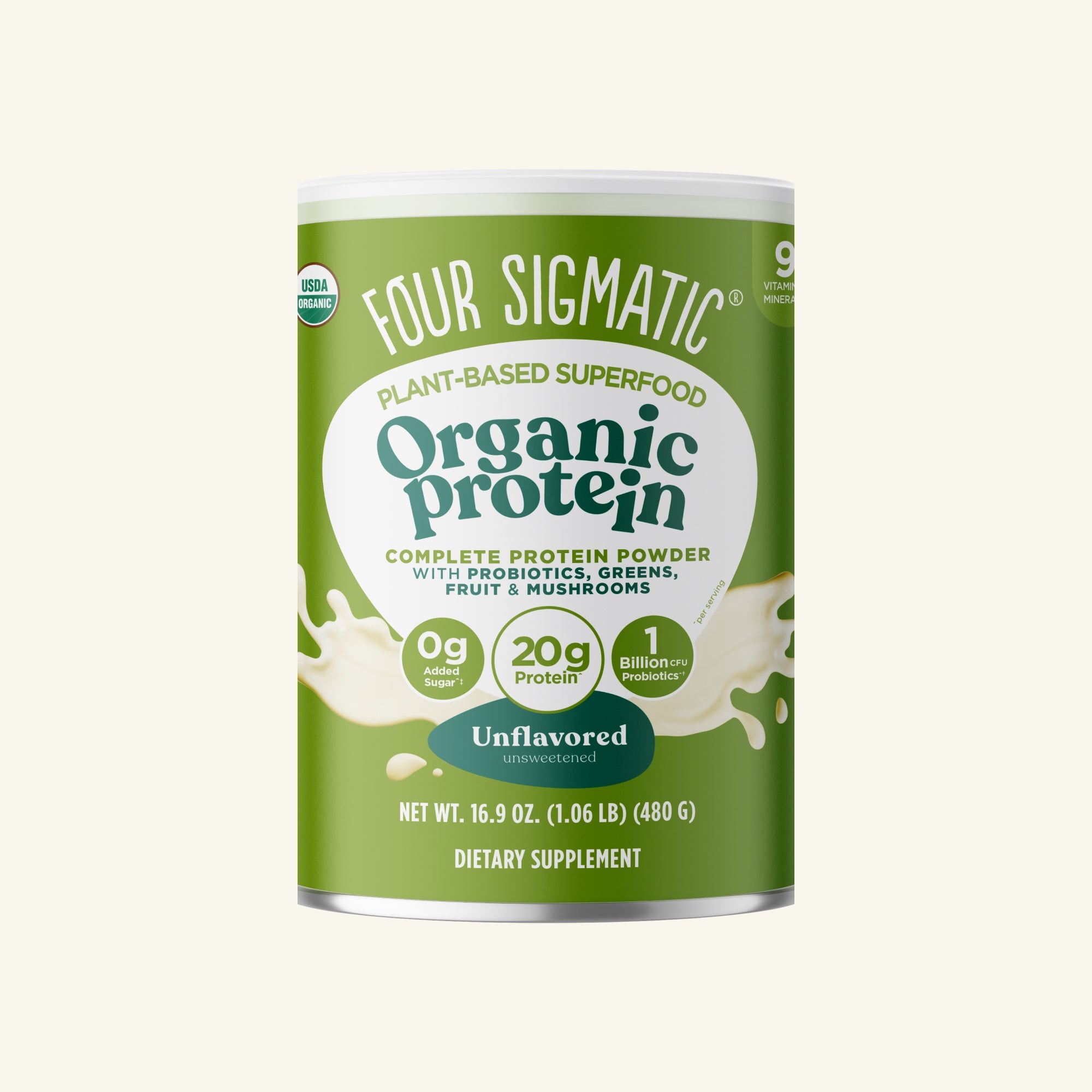 Plant-Based Protein – Unflavored - Unflavored Plant Protein Powder