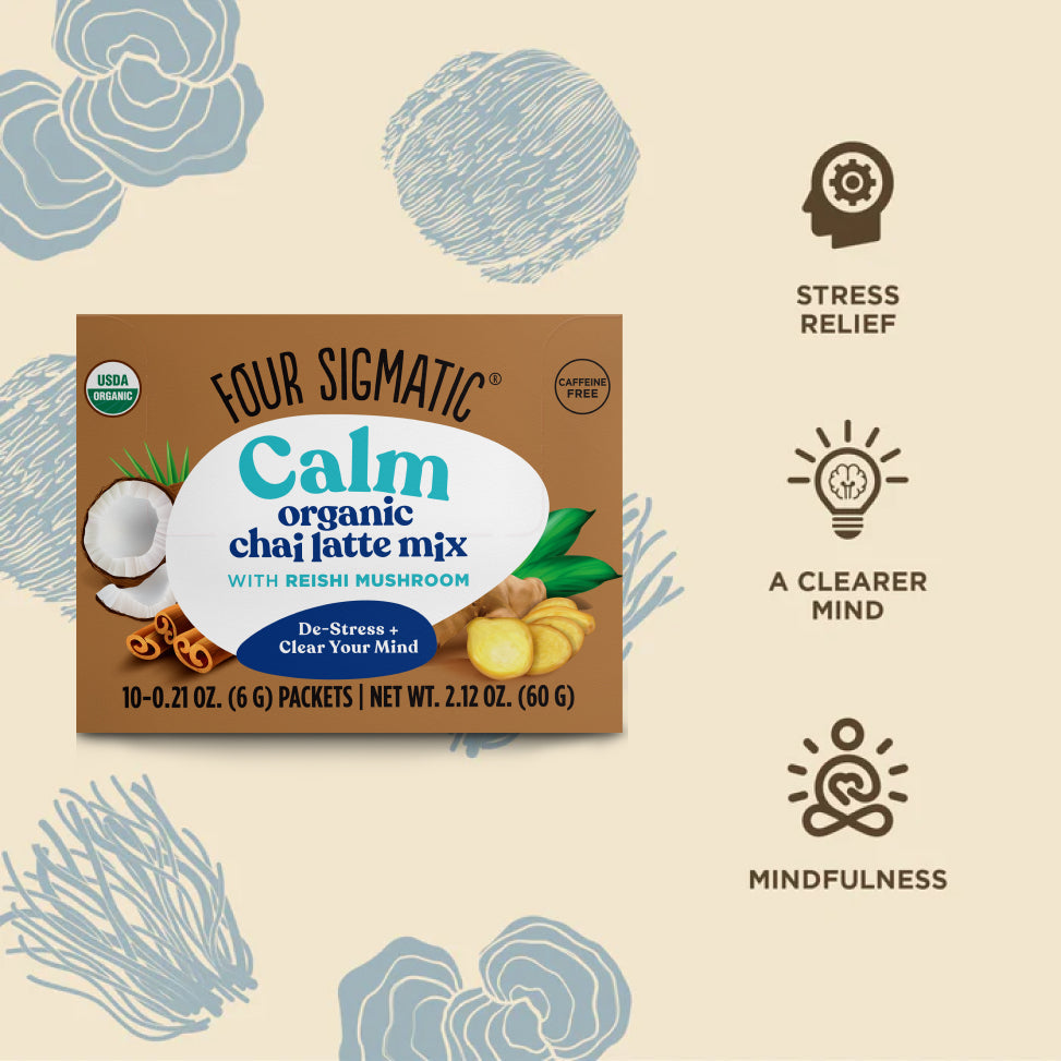 Calm Chai Latte Packets - Chai Latte Mushroom Drink Mix