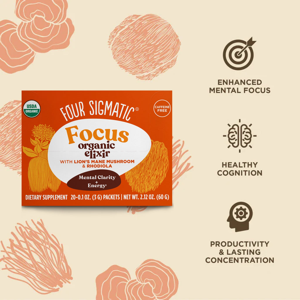 Focus Elixir Packets - Focus Mushroom Elixir Mix
