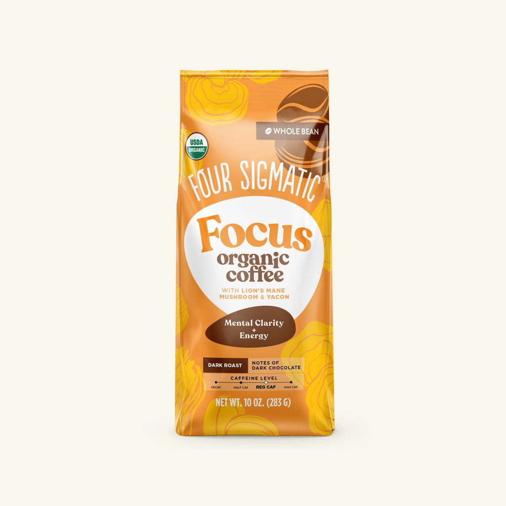 Focus Whole Bean Coffee - Whole Bean Organic Mushroom Coffee Beans