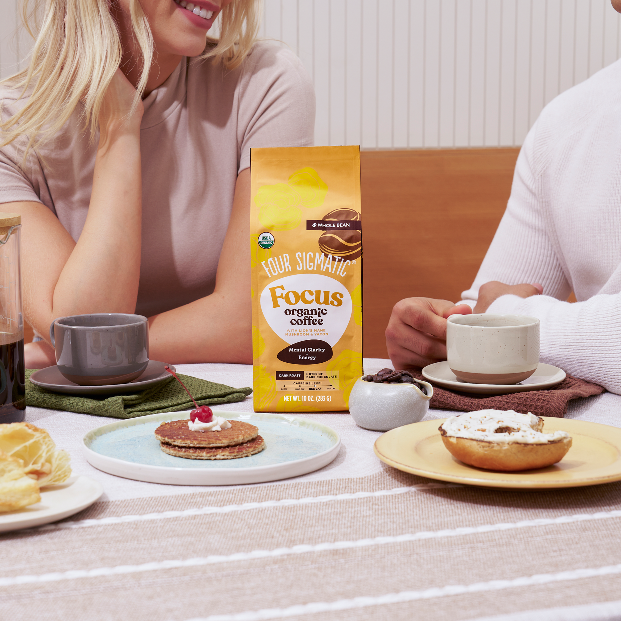 Focus Whole Bean Coffee - Whole Bean Organic Mushroom Coffee Beans