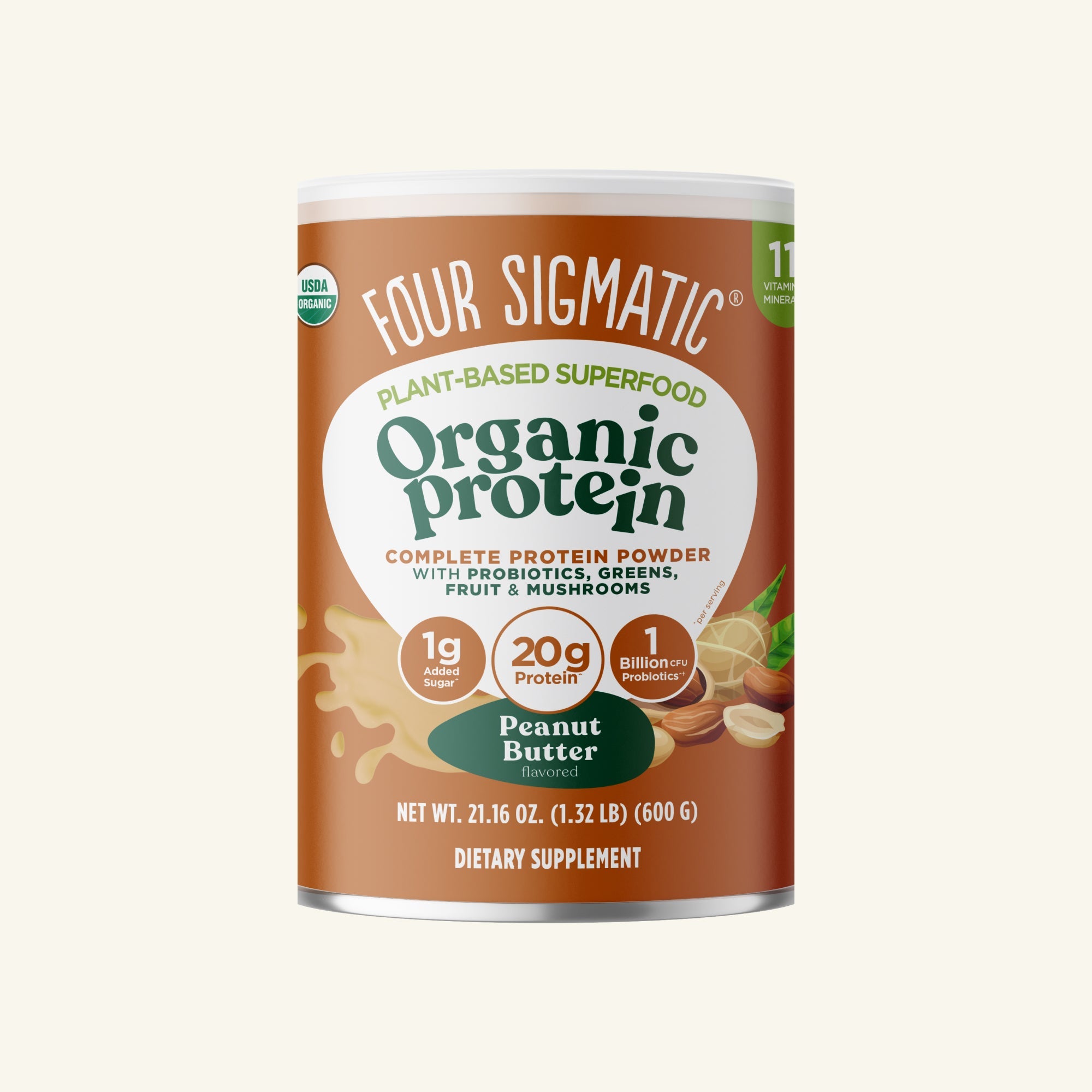 Plant-Based Protein – Peanut Butter - Peanut Butter Plant Protein Powder