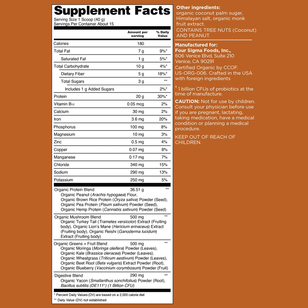 Plant-Based Protein – Peanut Butter - Peanut Butter Plant Protein Powder