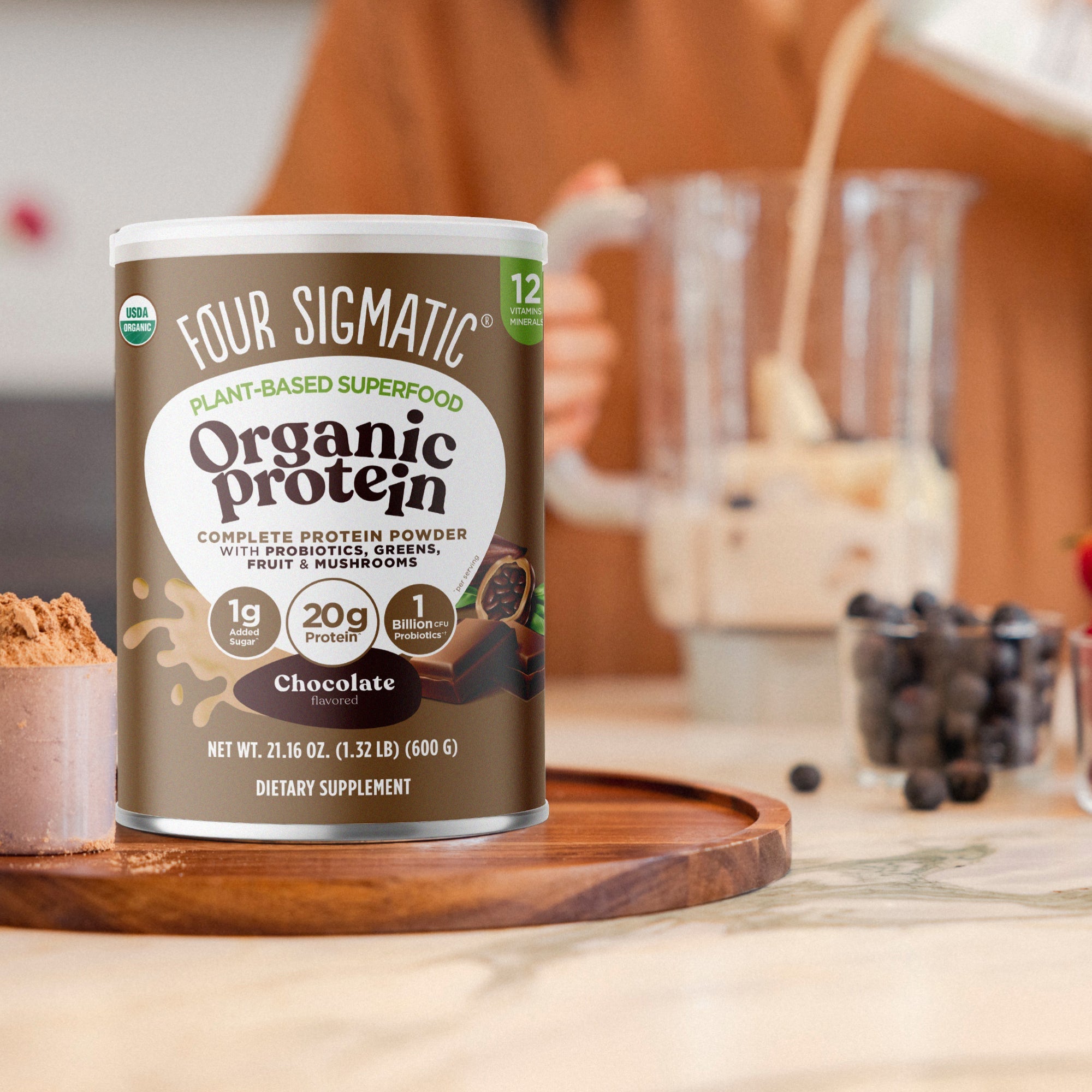 Plant-Based Protein – Chocolate - Chocolate Plant Protein Powder