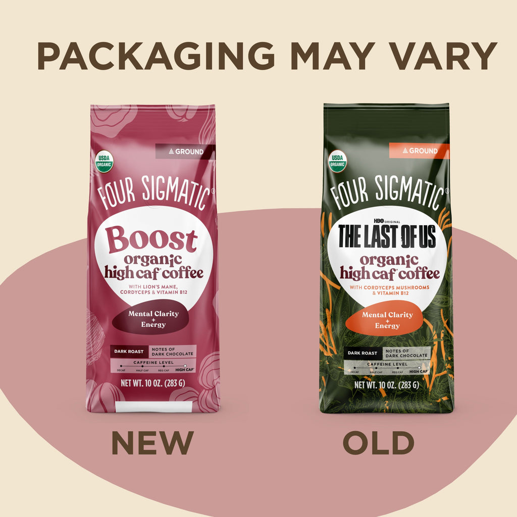 HBO Original The Last Of Us - Organic High Caf Ground Coffee - High Caf Ground Organic Mushroom Coffee